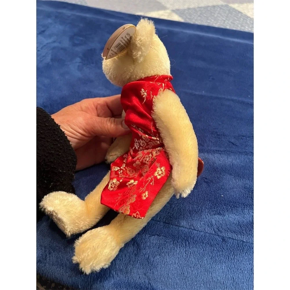 Ty Attic Treasures Mei Li‎ Poseable Red Bear 12